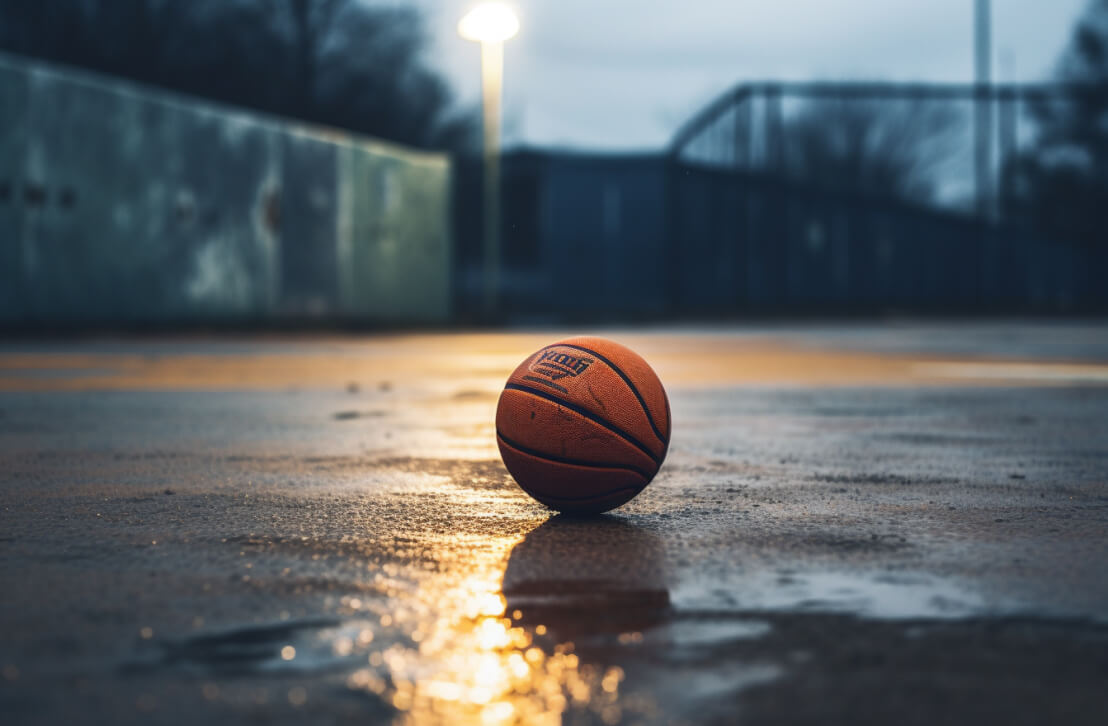 Solitude-at-Dawn-on-the-Rain-Kissed-Court Solitude-at-Dawn-on-the-Rain-Kissed-Court